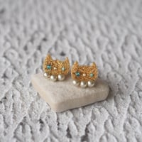 NONNOKO three pearls ピアス