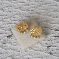 NONNOKO three pearls【イヤリング】