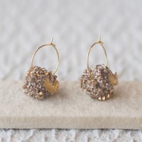BURILLIANT  koron mocha ピアス