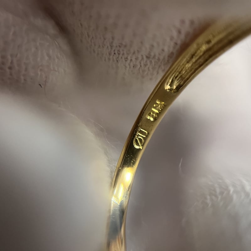 K18石付きリング | blastSTORE