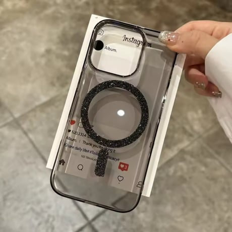 キラ☆キラMagSafeクリアiPhoneケース