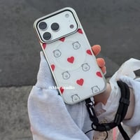 ゆるくま♥ハートiPhoneケース