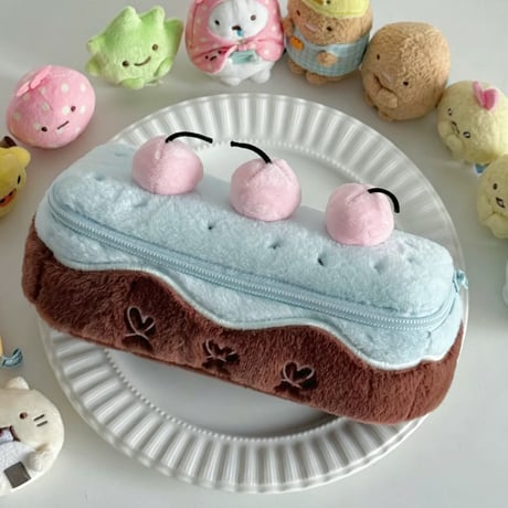 チョコミントチェリーケーキ🍒🍰ペンケース/筆箱/ポーチ