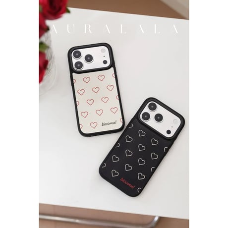 【iPhone17対応】LOVE HEART iPhoneケース