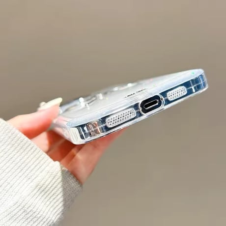 Silver Ribbon clear iPhonecase