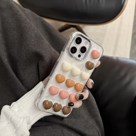 チョコみたいなハートiPhoneケース