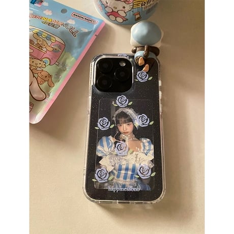 【iPhone17対応】ローズコア🌹クリアラメローズiPhoneケース