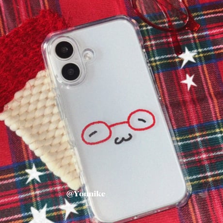 【iPhone17対応】ゆるにゃんシンプルiPhoneケース