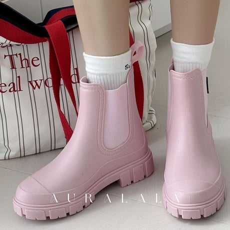 梅雨でもおしゃれ✨ショートレインブーツ☔