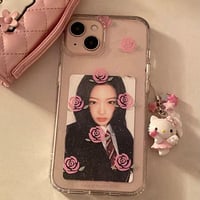 【iPhone17対応】ローズコア🌹クリアラメローズiPhoneケース