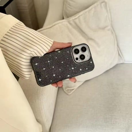 キラキラ夜空風iPhoneケース