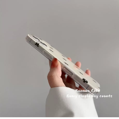 【iPhone17対応】クリアコートおはなiPhoneケース