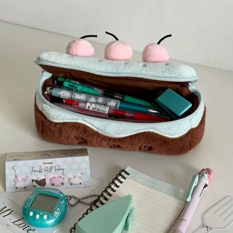チョコミントチェリーケーキ🍒🍰ペンケース/筆箱/ポーチ