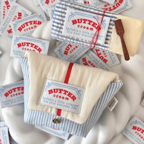 韓国ハンドメイド♡BUTTERCreamミニポーチ/AirPodsケース