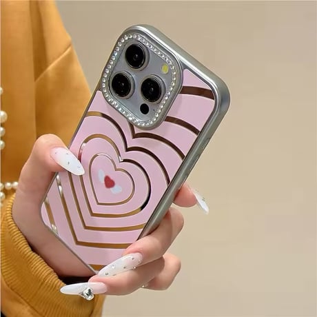 Y2K💗ハートビームエンジェルiPhoneケース