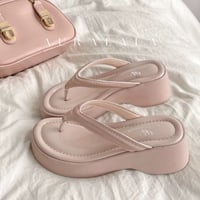 シンプルエナメルサンダル