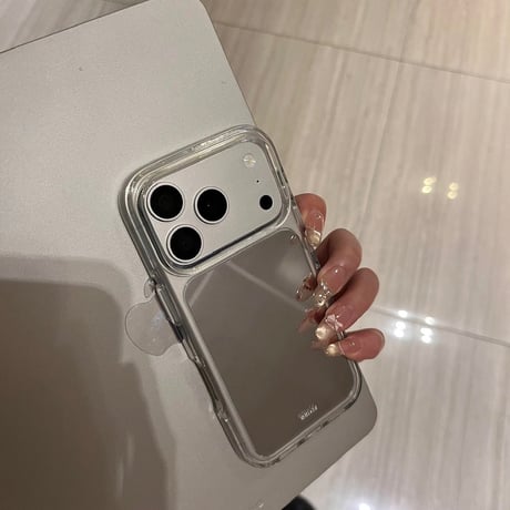 シンプルミラークリアiPhoneケース