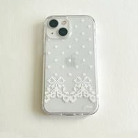 【iPhone17対応】ドットレース柄iPhoneケース