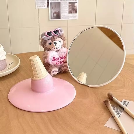 溶けたアイス🍦みたいなスタンドミラー/鏡