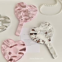 うねうね♡ハート手鏡/ハンドミラー