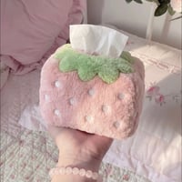 ふわふわストロベリーティッシュカバー/ティッシュケース
