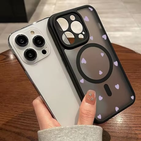 【MagSafe対応】シースループチハートiPhoneケース