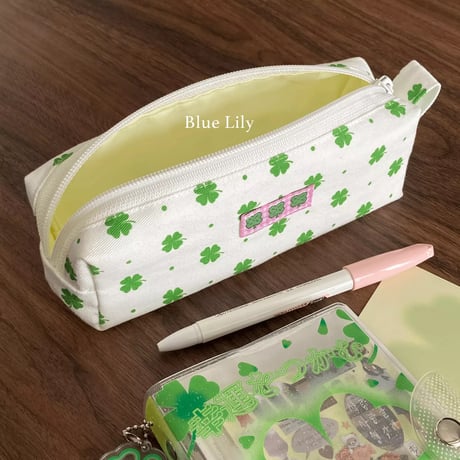 クローバー🍀ペンケース/筆箱/ポーチ