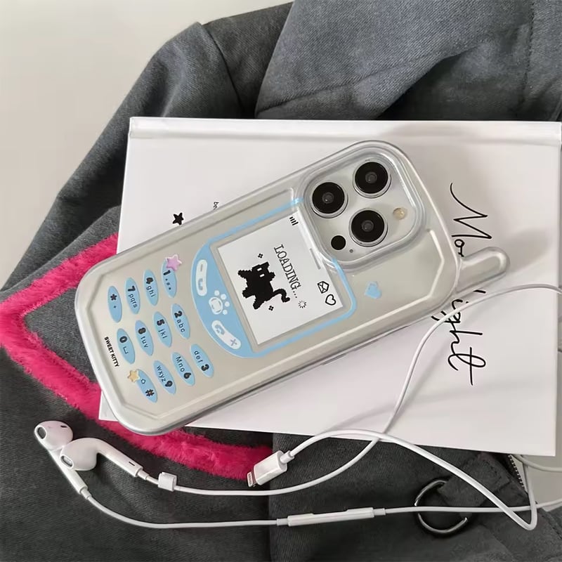 iPhone17対応💡】Y2Kクロネコガラケー風iPhoneケース | AURALALA |