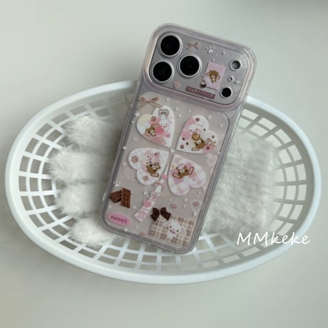 【iPhone17対応】ばにーちゃん🍀クローバーiPhoneケース