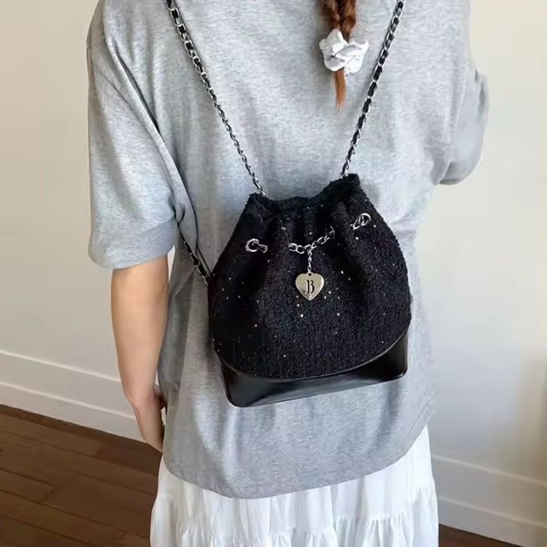 ツイードチェーンリュック/バッグ | AURALALA | 輸入韓国雑貨＆インテリア