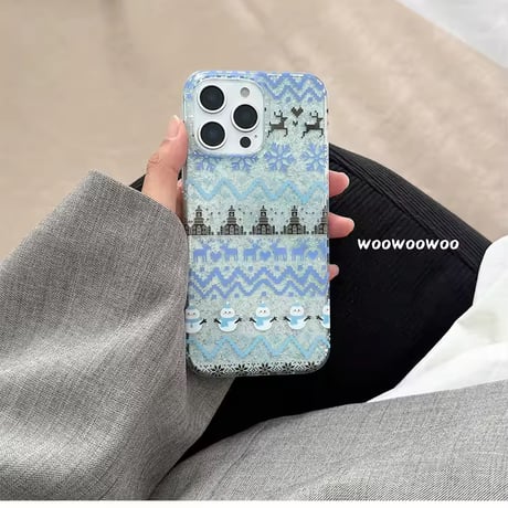 スノーノルディック⛄クリアiPhoneケース
