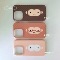【iPhone17対応】3匹のおさるさんiPhoneケース