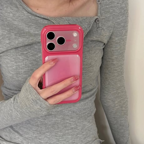 【iPhone17対応】カラフルぷっくりクリアiPhoneケース