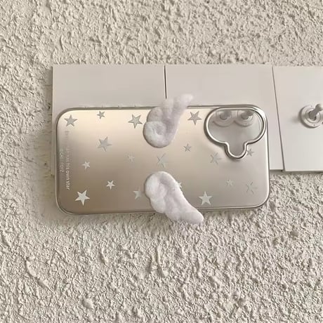 silver star★wing👼iPhoneケース