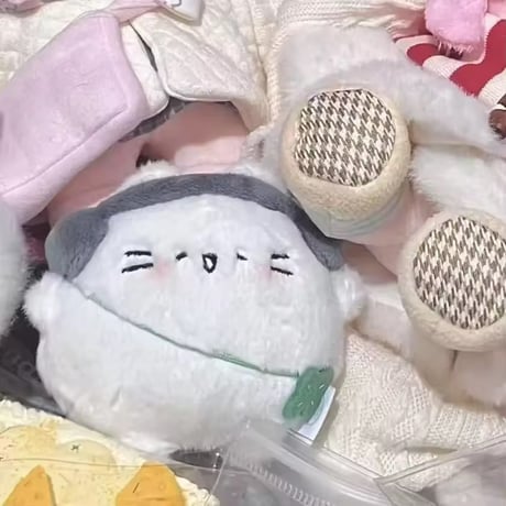 ヘッドフォンにゃんこキーホルダー/チャーム