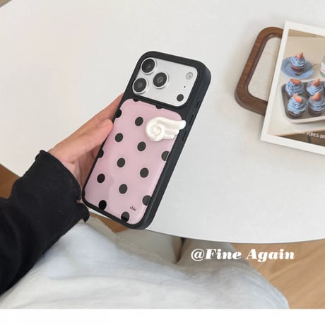 【iPhone17対応】レトロドットミニウィングiPhoneケース
