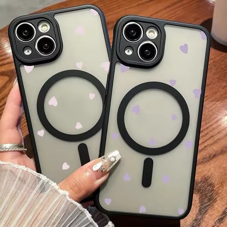 【MagSafe対応】シースループチハートiPhoneケース