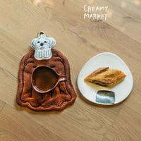 ホイップわんこ カヌレ タオル/壁掛けタオル/キッチンタイル