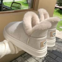 あわいろふかふかムートン風ブーツ