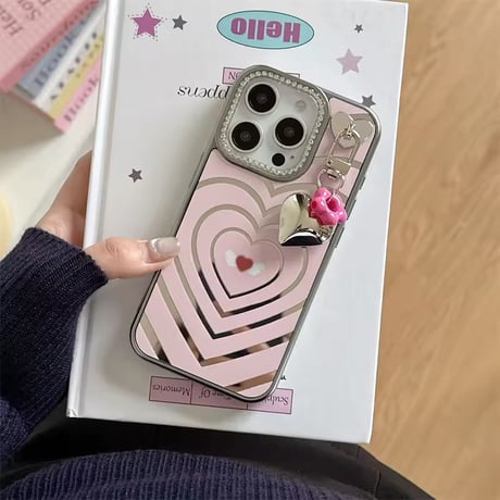 Y2K💗ハートビームエンジェルiPhoneケース