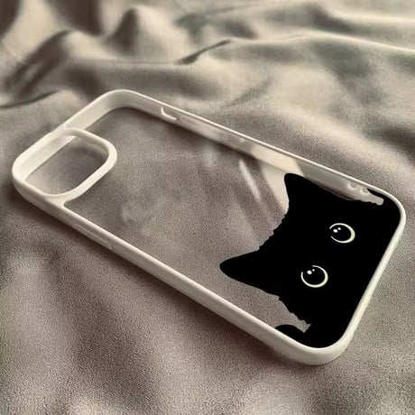 クロネコ🐱イラストiPhoneケース