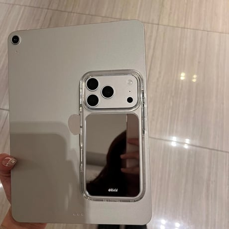 シンプルミラークリアiPhoneケース