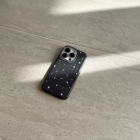 キラキラ夜空風iPhoneケース