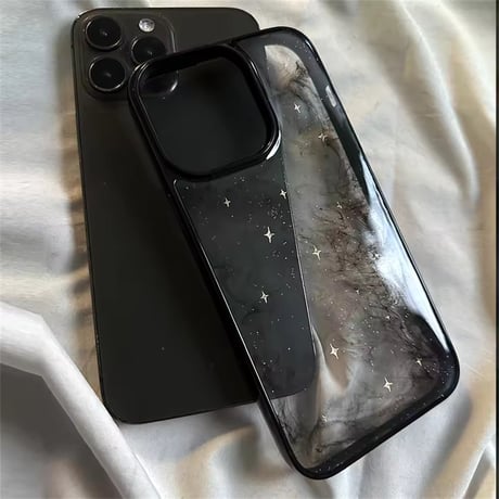 ダークシャインキラキラiPhoneケース