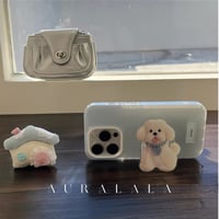 【iPhone17対応】HOUSE ot DOG blue Korea cute iPhoneケース