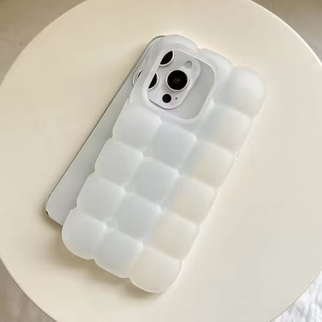 ぽこぽこ半透明シースルーiPhoneケース