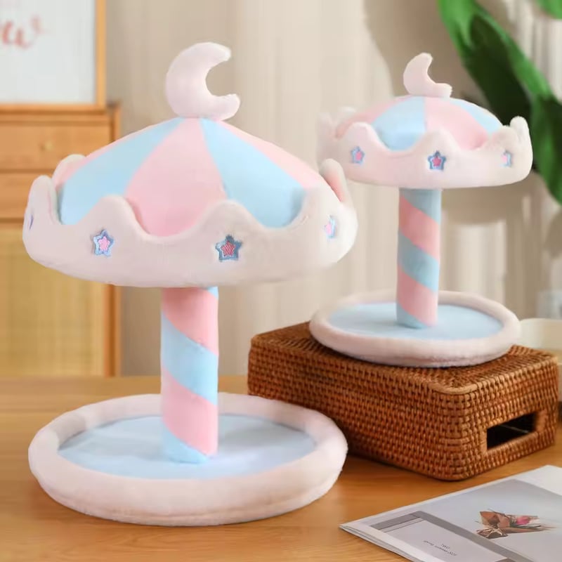 🦄メリーゴーランド風ゆいぐるみスタンド♥/見せる収納/キーホルダー