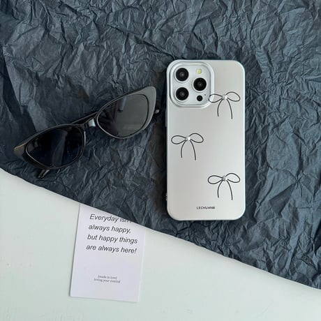 silver ribbon iPhonecase