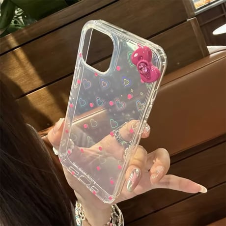 Y2K💗ハートビームiPhoneケース