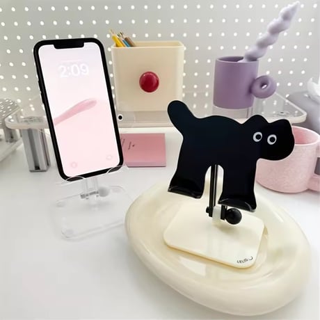にゃんこスマホスタンド/PCスタンド